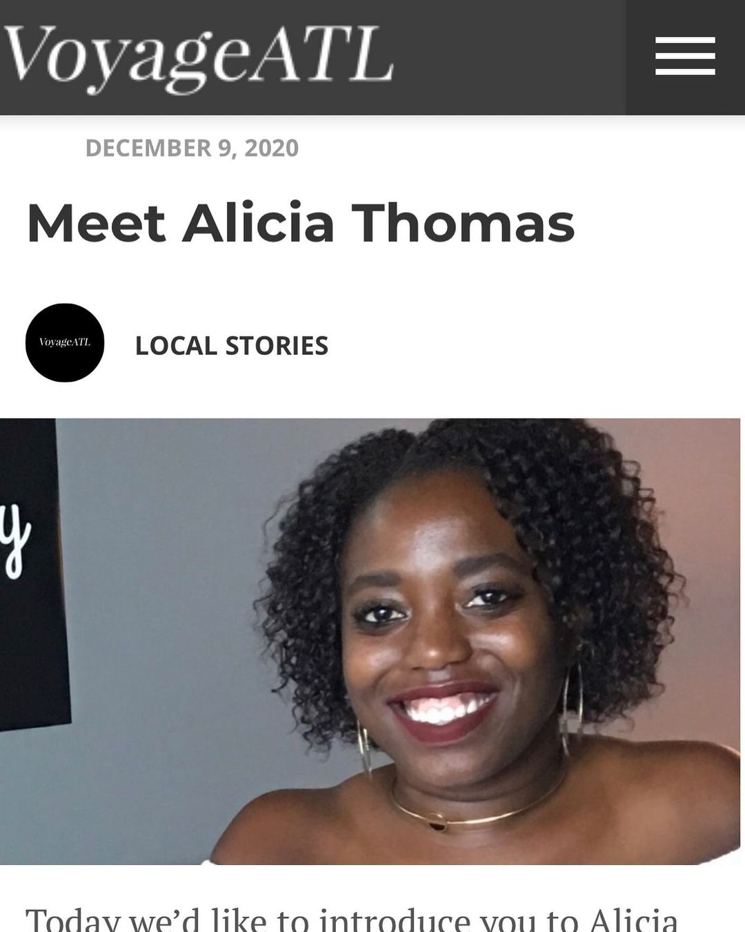 Alicia Thomas Photo